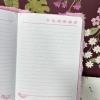 Three-dimensional unicorn fleece notebook, cartoon cute girlish heart, hand-held notebook, notepad, diary, horizontal line book Specification image